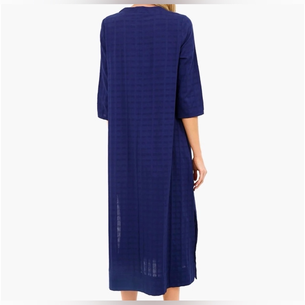 Pomander Place Tuckernuck Carolina Caftan Maxi Blue Navy XXL Plus EUC - Picture 3 of 12